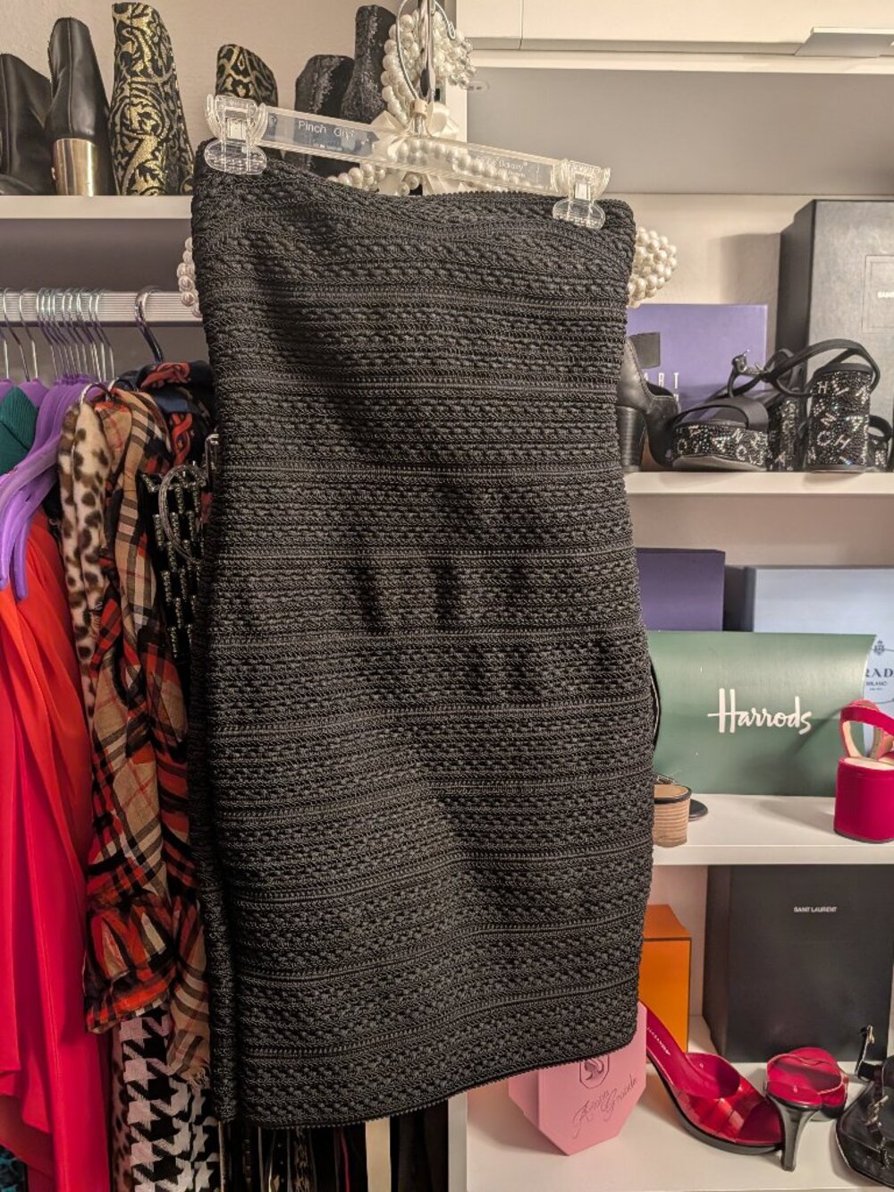 New Cache Black Dress, New with Tags